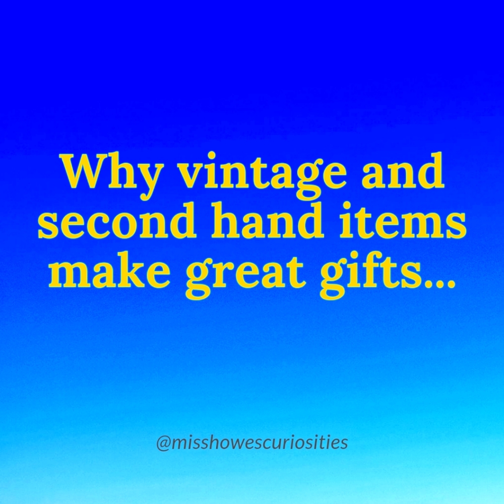 Why shopping secondhand and vintage makes sense